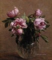 Florero de peonías pintor de flores Henri Fantin Latour